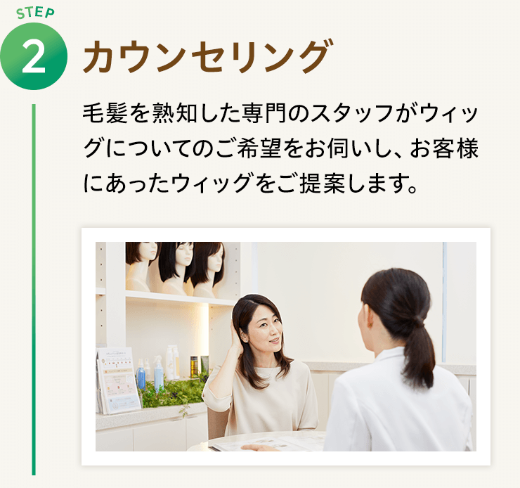 step1 ご来店 ご来店の際は、来店フォーム、もしくはお電話にてご予約お願いいたします。全店舗個室対応なので安心です。